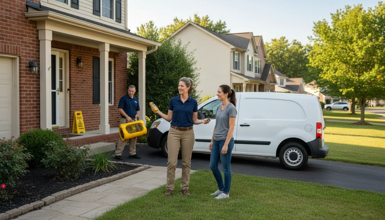 Water restoration image for Water Damage & Restoration Services in Three Oaks, MI